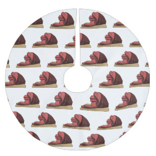 Jupon De Sapin En Polyester Brossé Illustration de jambon