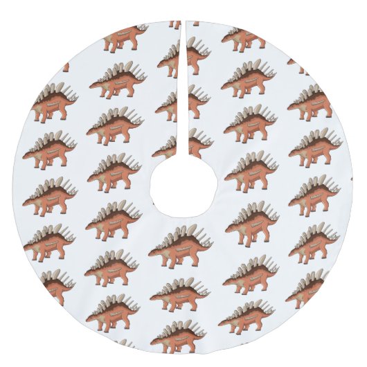 Jupon De Sapin En Polyester Brossé Illustration de Kentrosaurus (Devant)