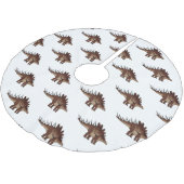 Jupon De Sapin En Polyester Brossé Illustration de Kentrosaurus (Angle)