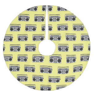 Jupon De Sapin En Polyester Brossé Illustration de la bande dessinée radio