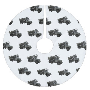 Jupon De Sapin En Polyester Brossé Illustration de la caricature d'un véhicule à miss