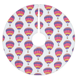 Jupon De Sapin En Polyester Brossé Illustration de la montgolfière