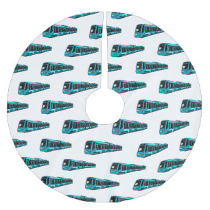 Jupon De Sapin En Polyester Brossé Illustration de locomotive électrique