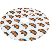 Jupon De Sapin En Polyester Brossé Illustration de micro-voiture (Angle)