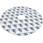 Jupon De Sapin En Polyester Brossé Illustration de motoneige (Angle)