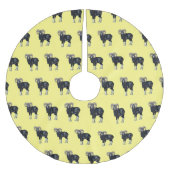 Jupon De Sapin En Polyester Brossé Illustration de mouflon, mouton (Devant)