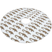 Jupon De Sapin En Polyester Brossé Illustration de pangolin à queue longue (Angle)