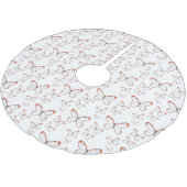 Jupon De Sapin En Polyester Brossé Illustration de papillon en verre (Angle)