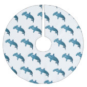 Jupon De Sapin En Polyester Brossé Illustration de requin marteau (Devant)
