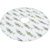 Jupon De Sapin En Polyester Brossé Illustration de trompette (Angle)