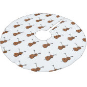 Jupon De Sapin En Polyester Brossé Illustration de violoncelle (Angle)