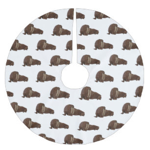 Jupon De Sapin En Polyester Brossé Illustration de Walrus