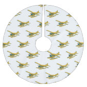 Jupon De Sapin En Polyester Brossé Illustration d'hydravion (Devant)