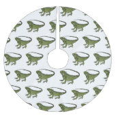 Jupon De Sapin En Polyester Brossé Illustration d'Iguana (Devant)