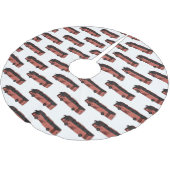 Jupon De Sapin En Polyester Brossé Illustration du bus (Angle)