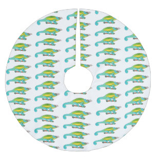 Jupon De Sapin En Polyester Brossé Illustration du caméléon de Jackson