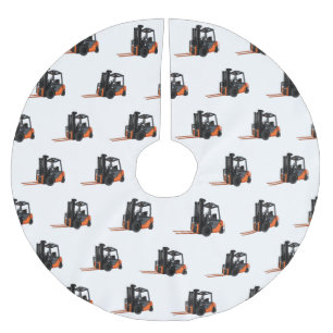 Jupon De Sapin En Polyester Brossé Illustration du chariot élévateur