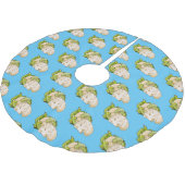 Jupon De Sapin En Polyester Brossé Illustration du chou-fleur (Angle)