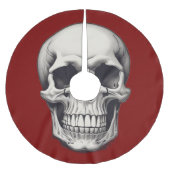 Jupon De Sapin En Polyester Brossé Illustration du crâne (Devant)