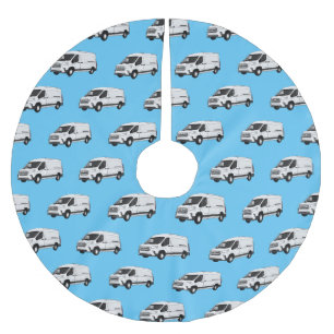 Jupon De Sapin En Polyester Brossé Illustration du fourgon de livraison