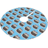 Jupon De Sapin En Polyester Brossé Illustration du gâteau de la Forêt-Noire (Angle)