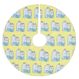 Jupon De Sapin En Polyester Brossé Illustration du lait