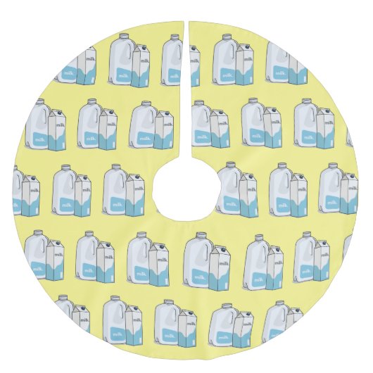 Jupon De Sapin En Polyester Brossé Illustration du lait (Devant)