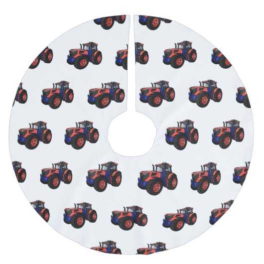 Jupon De Sapin En Polyester Brossé Illustration du tracteur (Devant)