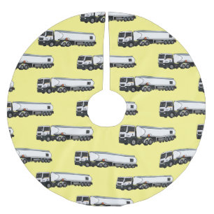 Jupon De Sapin En Polyester Brossé Illustration du transport de carburant par camion-
