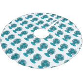 Jupon De Sapin En Polyester Brossé Illustration du ventilateur (Angle)