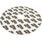 Jupon De Sapin En Polyester Brossé Illustration d'un autobus scolaire (Angle)