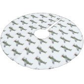 Jupon De Sapin En Polyester Brossé Illustration d'un avion militaire (Angle)