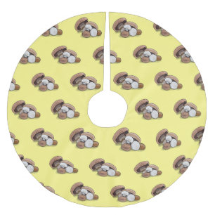Jupon De Sapin En Polyester Brossé Illustration d'un champignon