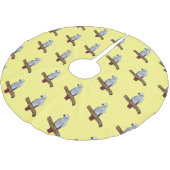 Jupon De Sapin En Polyester Brossé Illustration d'un perroquet gris en Afrique (Angle)