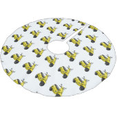 Jupon De Sapin En Polyester Brossé Illustration d'une moto cyclable (Angle)