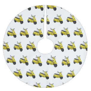 Jupon De Sapin En Polyester Brossé Illustration d'une moto cyclable