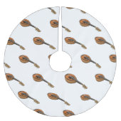 Jupon De Sapin En Polyester Brossé Illustration en mandoline (Devant)