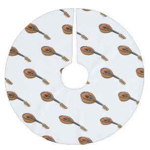 Jupon De Sapin En Polyester Brossé Illustration en mandoline