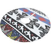 Jupon De Sapin En Polyester Brossé Illustration ethnique des Amérindiens (Angle)