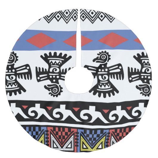 Jupon De Sapin En Polyester Brossé Illustration ethnique des Amérindiens (Devant)