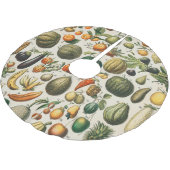 Jupon De Sapin En Polyester Brossé Illustration scientifique végétale des fruits (Angle)