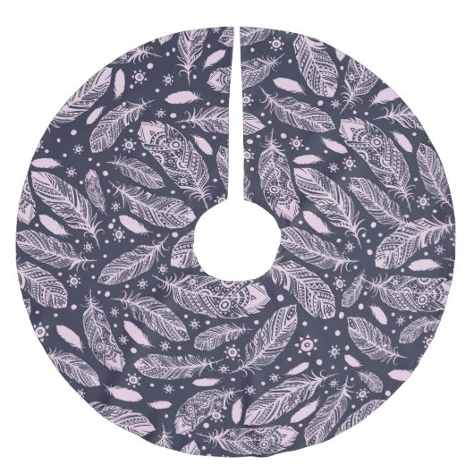 Jupon De Sapin En Polyester Brossé Imaginaire de plumes : Création de Motifs romantiq (Devant)