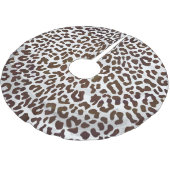 Jupon De Sapin En Polyester Brossé Impression de chocolat léopard (Angle)