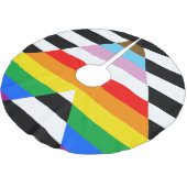 Jupon De Sapin En Polyester Brossé Indicateur Ally Progress Pride (Angle)
