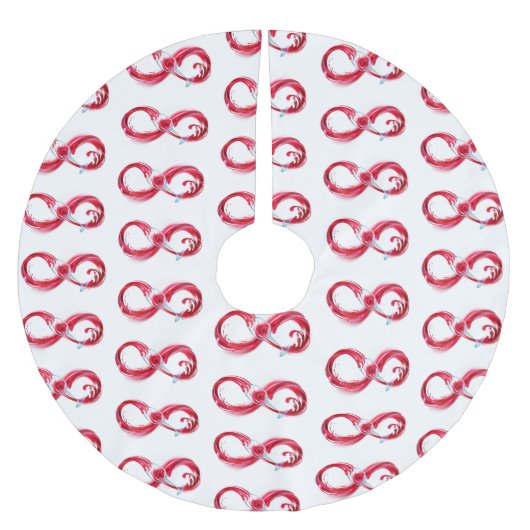 Jupon De Sapin En Polyester Brossé Infinity (Devant)