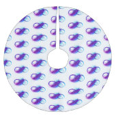 Jupon De Sapin En Polyester Brossé Infinity with purple feather (Devant)