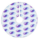 Jupon De Sapin En Polyester Brossé Infinity with purple feather (Devant)