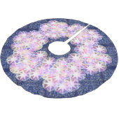 Jupon De Sapin En Polyester Brossé Iridescence Lavande Rose Compass pierre de taille (Angle)