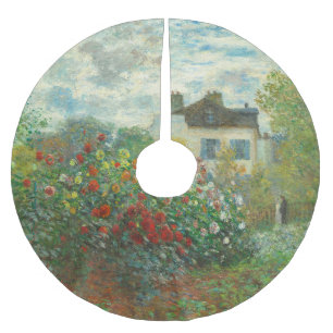 Jupon De Sapin En Polyester Brossé Jardin d'artistes de Monet à Argenteuil Peinture