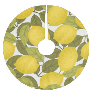 Jupon De Sapin En Polyester Brossé Jardin de citron : papier peint Vintage sans fin